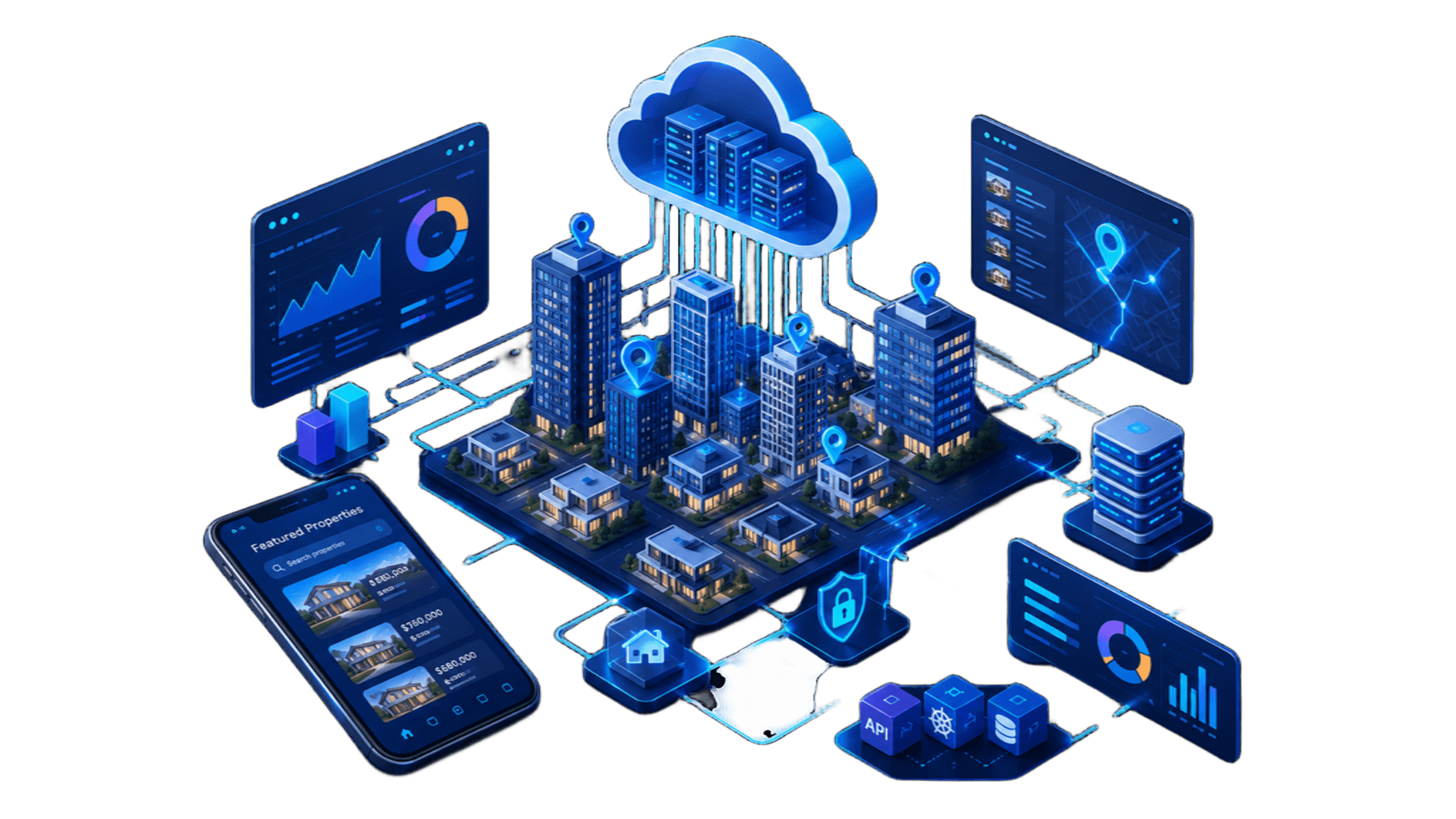 Cloud-Native Real Estate Platform Development on Microsoft Azure 